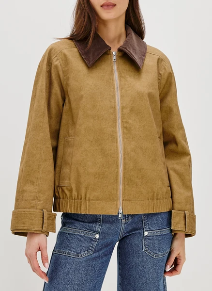 VESTE COL CLASSIQUE EN COTON YELLOWSTONE RAILS - FEMME | Place des Tendances