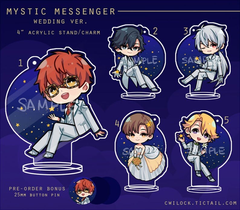 MM: mariage ver. acrylique stand/charme