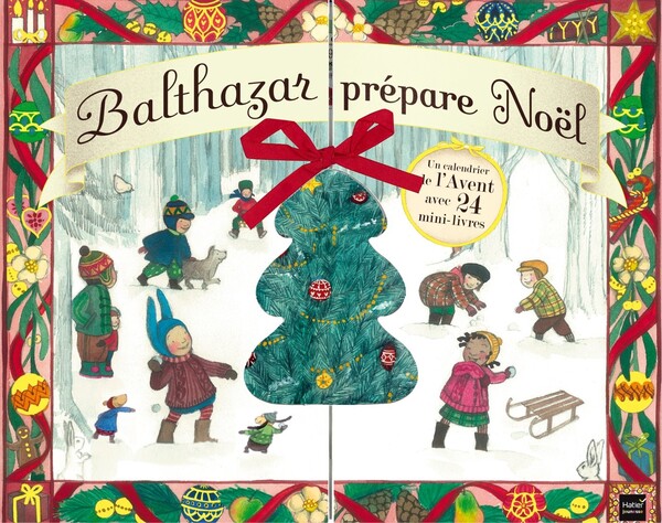 Balthazar prépare Noël - Un calendrier de l'Avent avec 24 mini-livres 