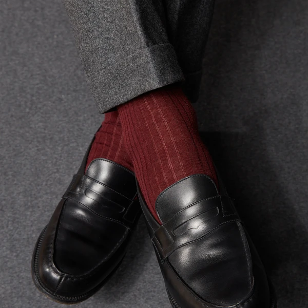 Burgundy - Merino Wool