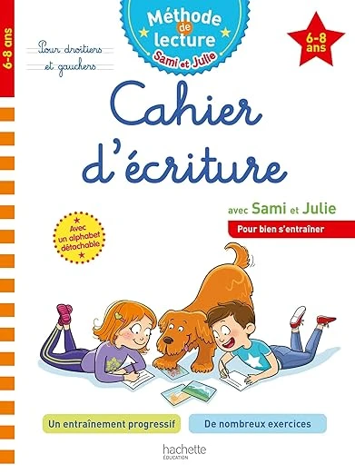 Cahier d'écriture avec Sami et Julie Broché – Grand livre, 5 juillet 2023