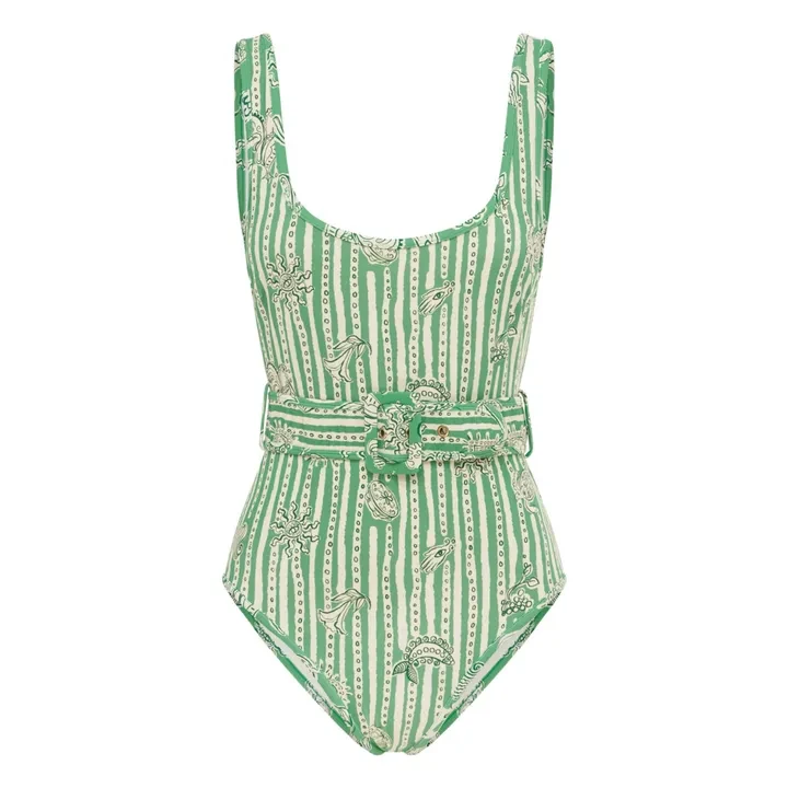 Maillot 1 Pièce Lula Fibres Recyclées | Vert