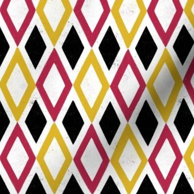 diamond checkered - textured geometrical Fabric | Spoonflower