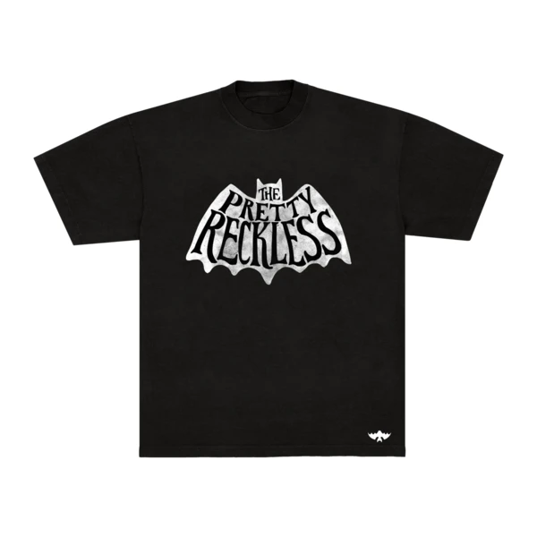The Pretty Reckless - "Bat Logo" Black T-Shirt - The Pretty Reckless