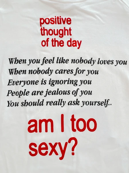 SWEET LORD O'MIGHTY! POSITIVE THOUGHTS BABY TEE
