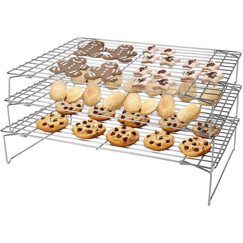 Grille de refroidissement 3 étages en inox 