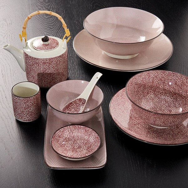 NARUMI Théière rouge foncé H 9 cm; Ø 16,5 cm