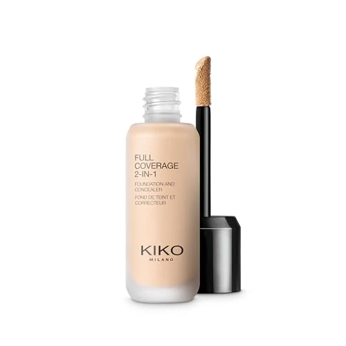 KIKO Milano Full Coverage 2-in-1 Foundation &amp; Concealer 02 - WR 10, Fond De Teint/Correcteur 2 En 1 À Couvrance Élevée