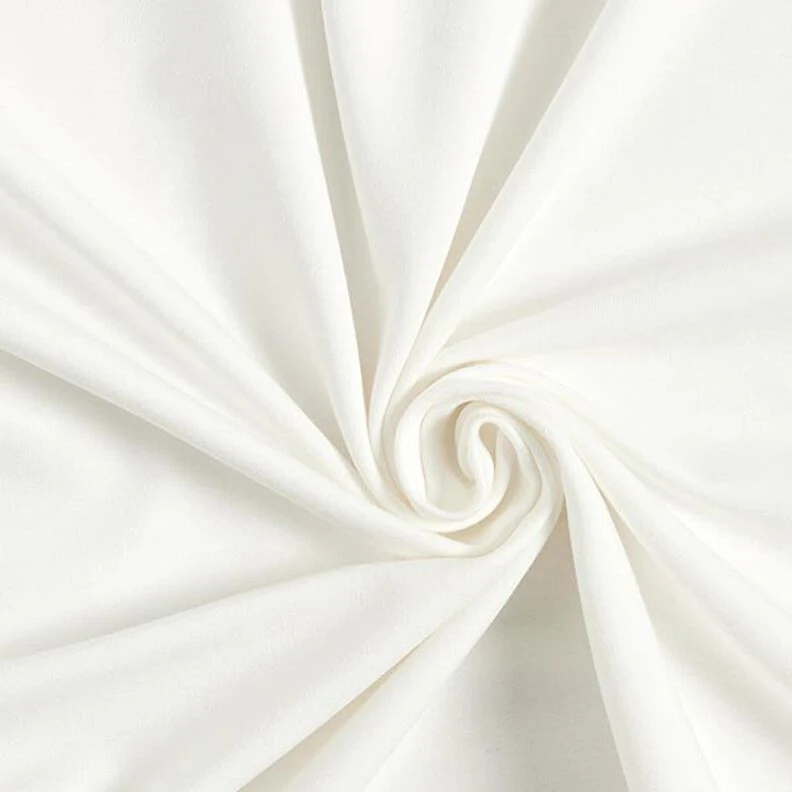 French Terry léger uni – écru - Idéal pour Vêtements bébé