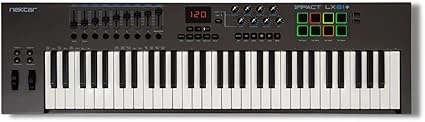 Nektar Impact LX61+ Clavier de contrôle MIDI USB avec intégration DAW