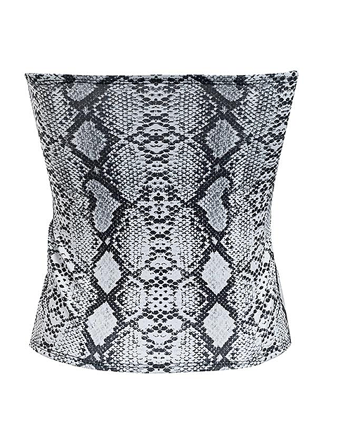 Halle Mesh Crop Top Black