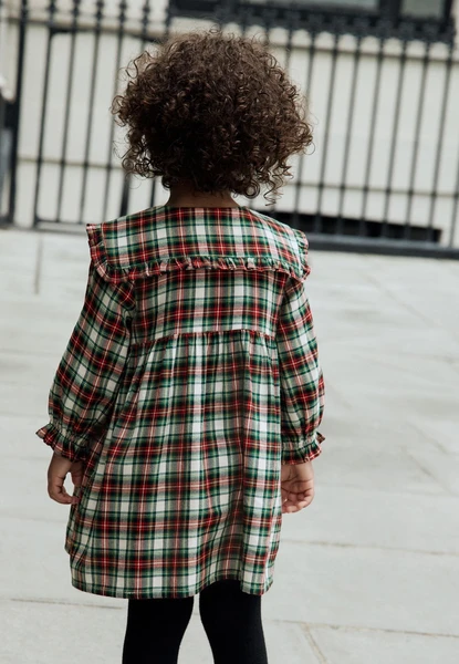 REGULAR FIT - LONG SLEEVE - Robe chemise - red green check