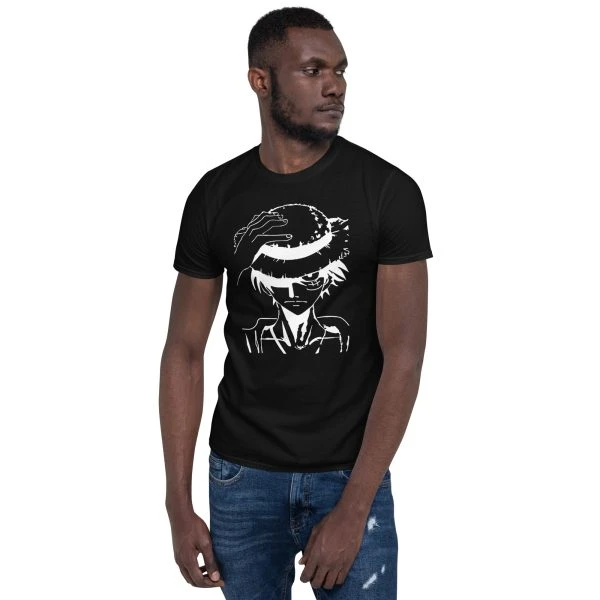 One Piece Monkey D. Luffy Black & White T-Shirt - Official One Piece Merch Collection 2024 - One Piece Universe Store