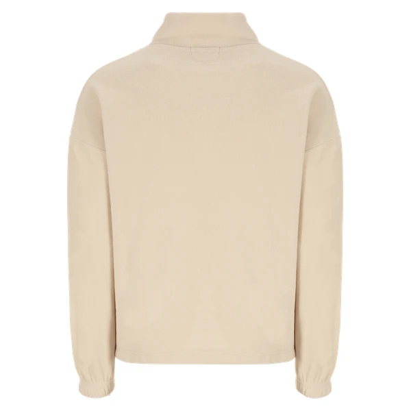 Pull polaire col camionneur beige - Beige