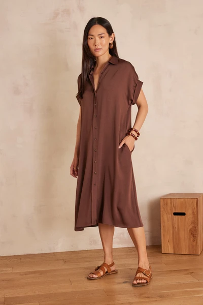 Robe NAYAA satinée