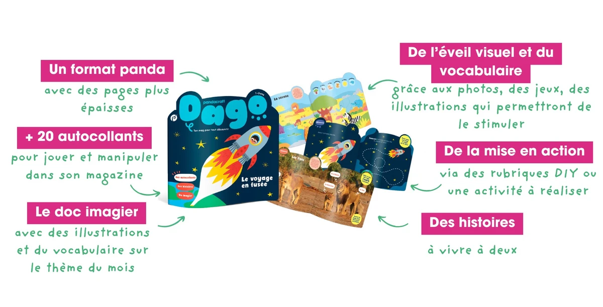 Notre abonnement éducatif & créatif pour les 1 - 3 ans