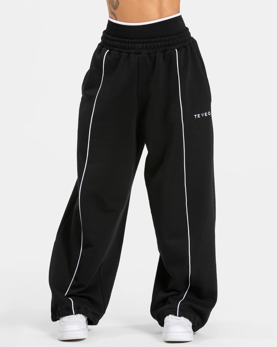 Pantalon de jogging Contrastline Wide Leg « noir »