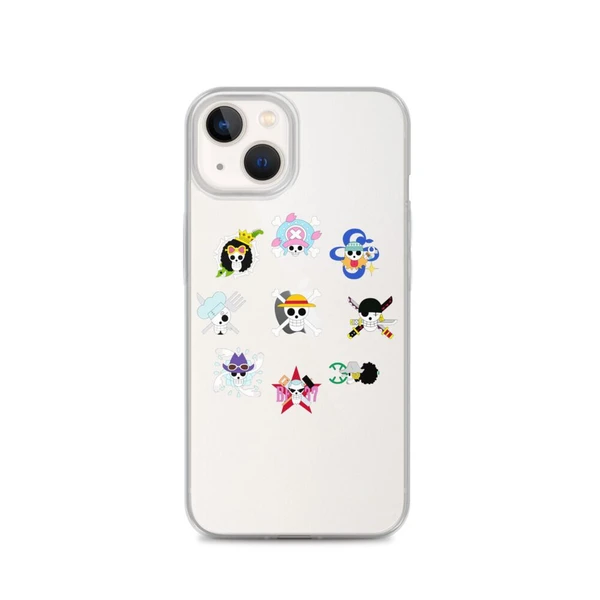 One Piece Strawhat crew own jolly roger illustration iPhone Case - Official One Piece Merch Collection 2024 - One Piece Universe Store One Piece Strawhat crew own jolly roger illustration iPhone Case