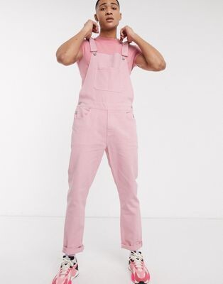 ASOS DESIGN - Salopette en jean - Rose sombre | ASOS