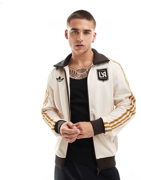 adidas Football - Los Angeles FC Originals - Veste de survêtement - Beige-Neutral