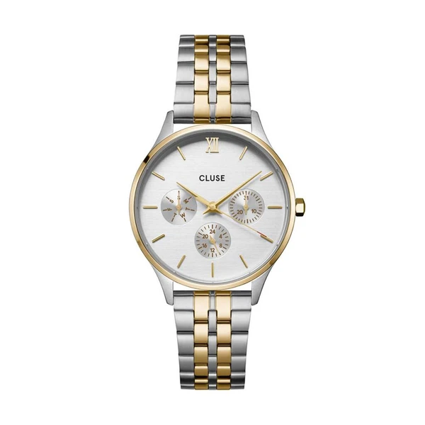 Montre Cluse Minuit Multifunction Argenté