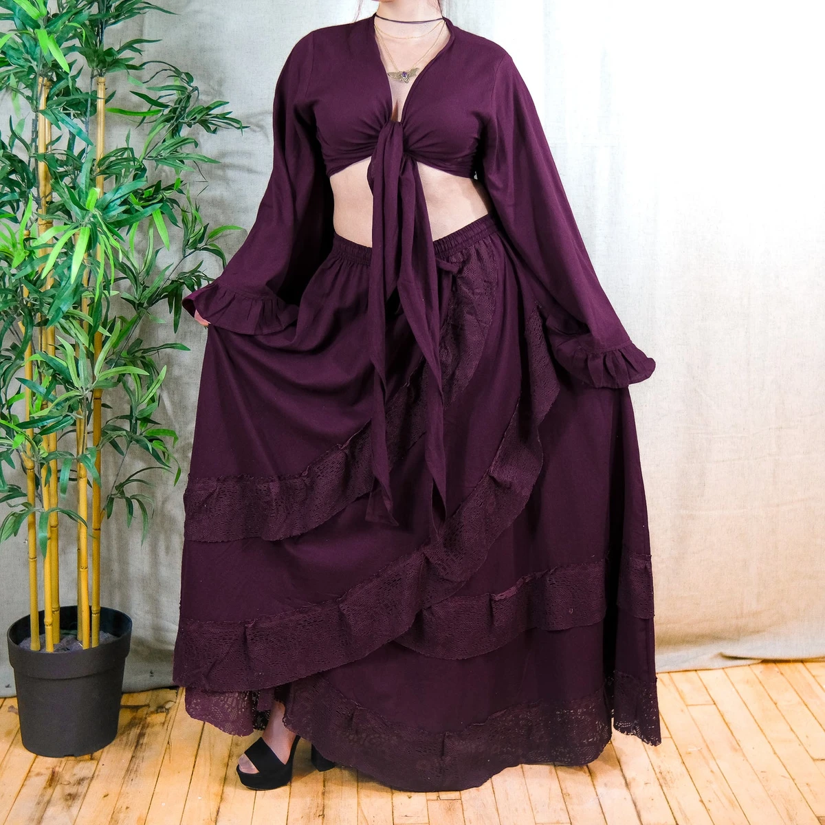 Laceid Dreams Flowy Skirt Set