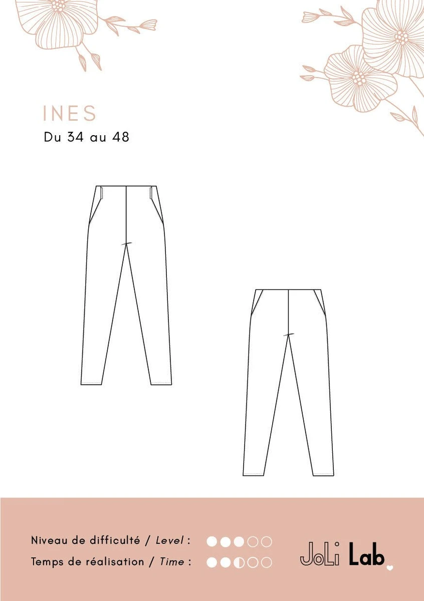 Pantalon Ines - Patron Couture PDF