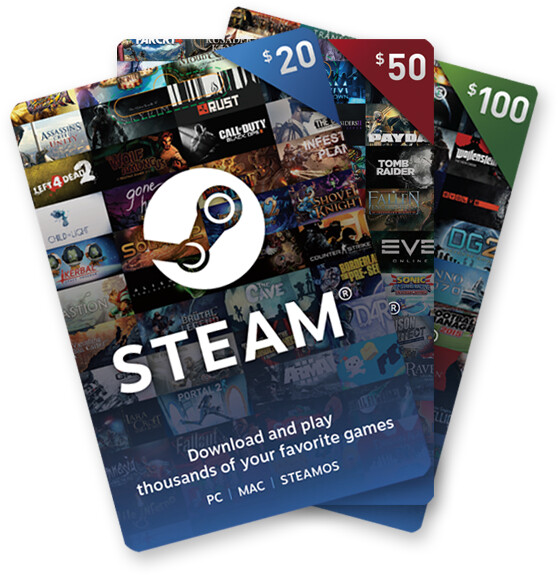 Carte cadeau Steam 