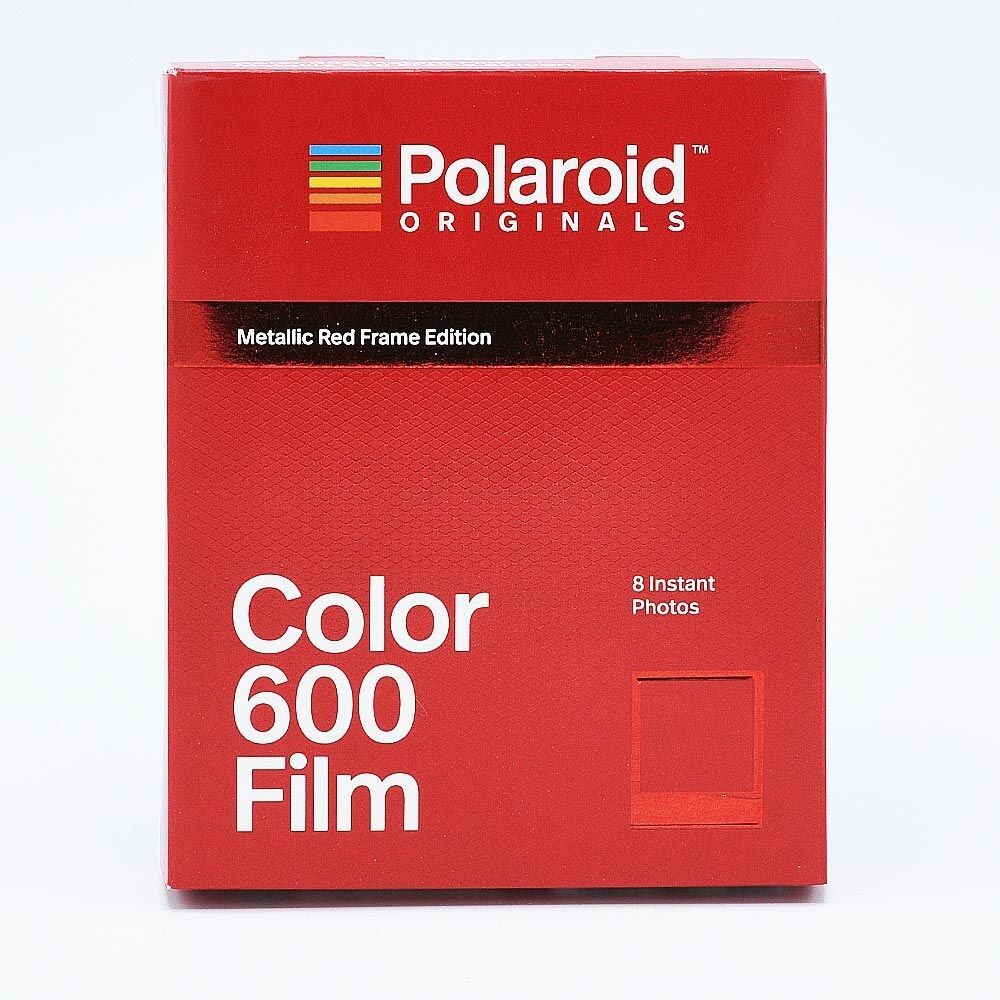 Polaroid 600 Color Instant Film - Cadres Rouge Métallisé