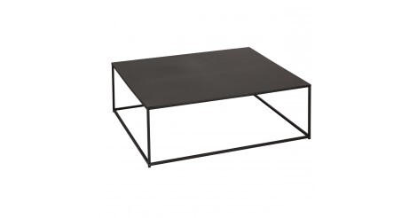 Table Basse Design "Gota" 100cm Noir