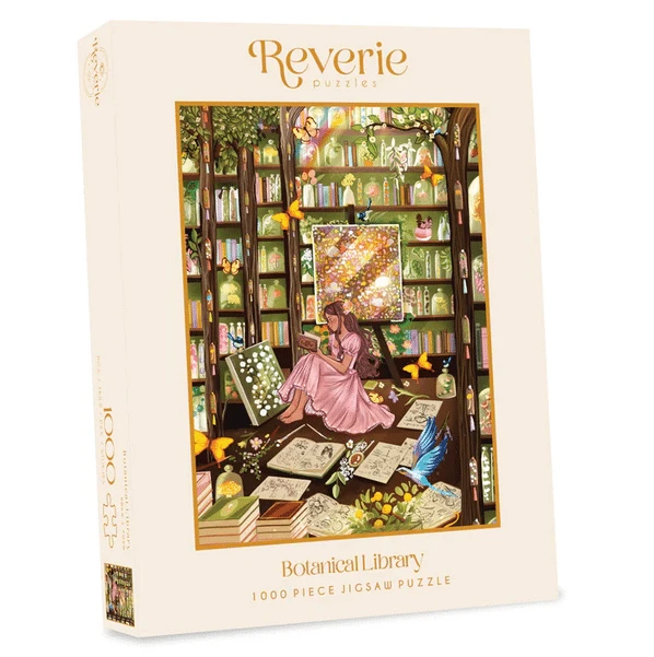 Puzzle Botanical Library - 1000 pièces - Reverie Puzzle - Trevell