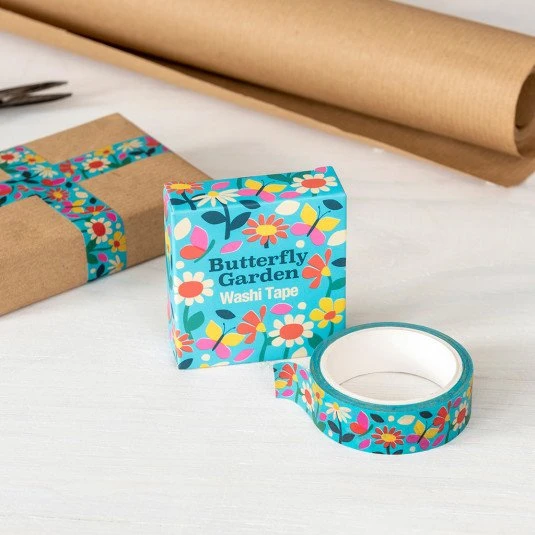 Masking tape Butterfly Garden