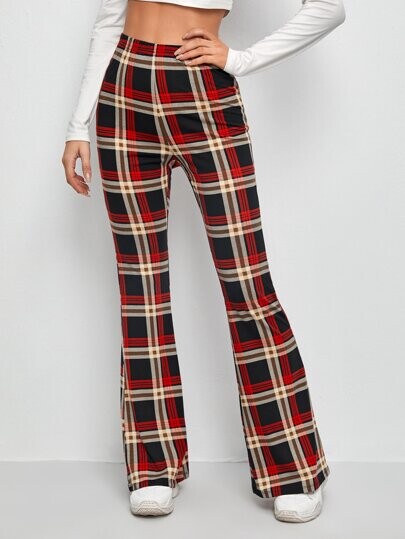 Pantalons Vintage Carreau