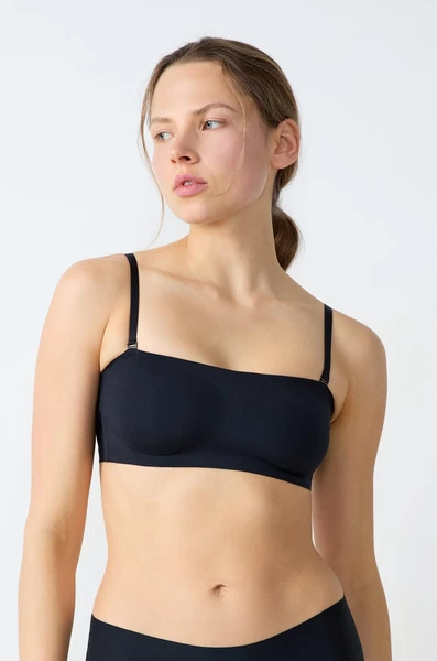 Bandeau sans armatures en microfibre