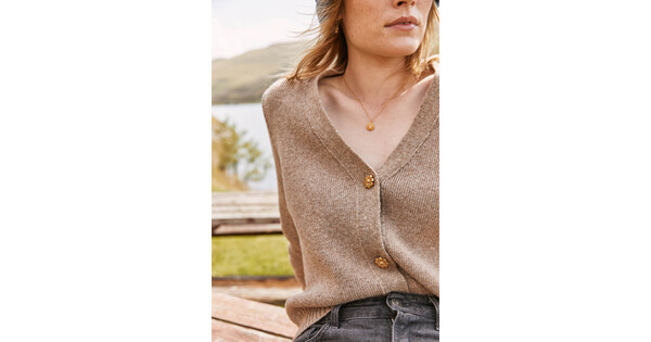 Cardigan Hilda naturel