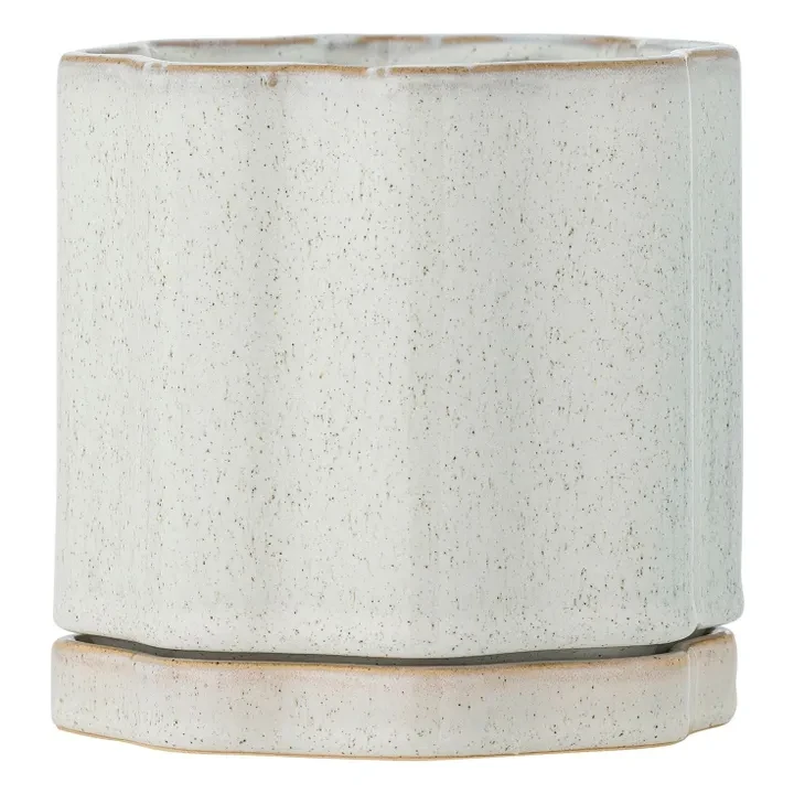 Pot de fleurs Argyle en grès | Gris