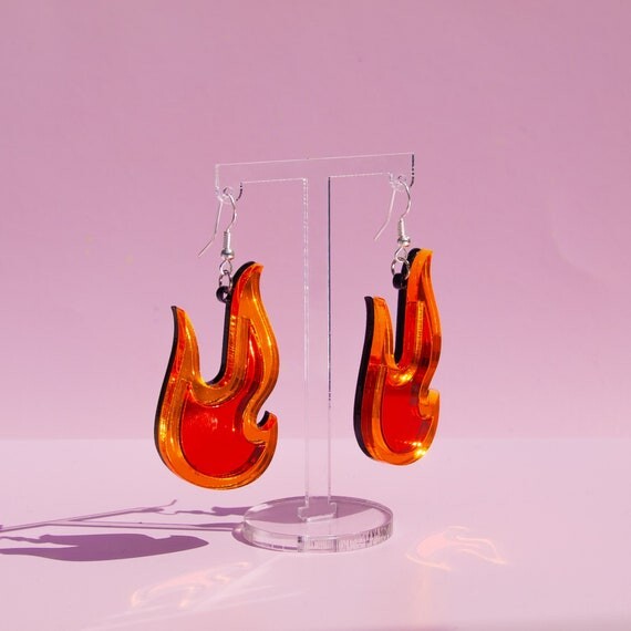 Boucles d’oreilles Novelty Flame