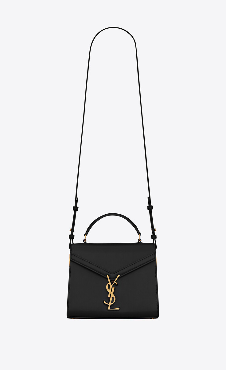 cassandra mini top handle en cuir box saint laurent