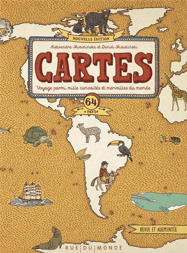 Cartes - voyage parmi milles curiosités et merveilles du monde