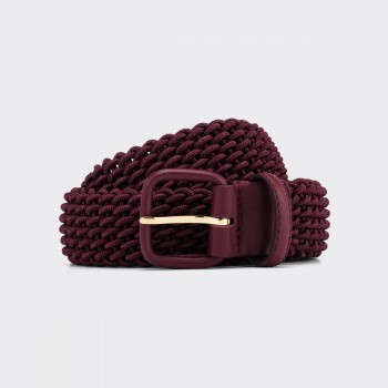L'Aiglon : Ceinture Tréssée : Marron 