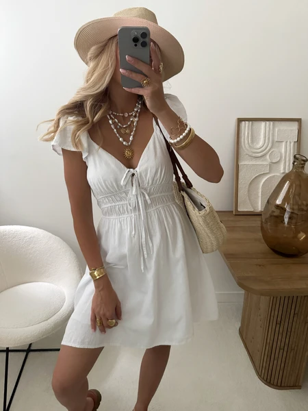 Robe en lin mélangé DORÉANE