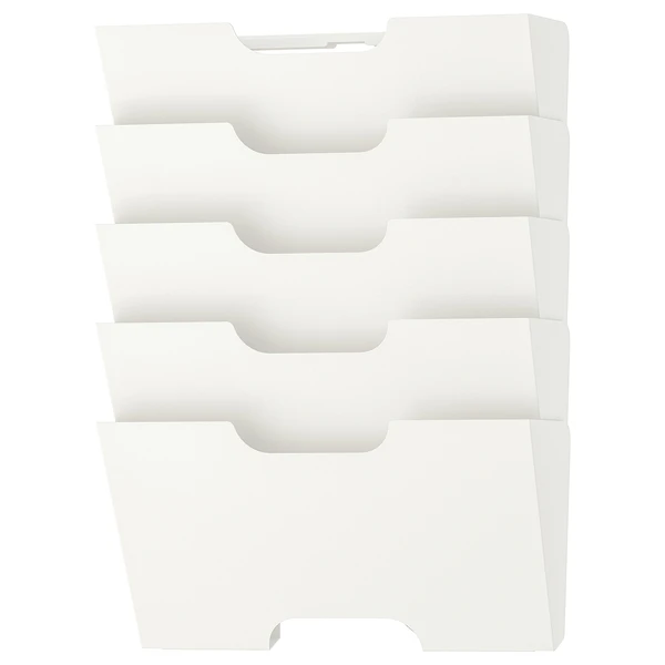 KVISSLE Range-revues mural - blanc