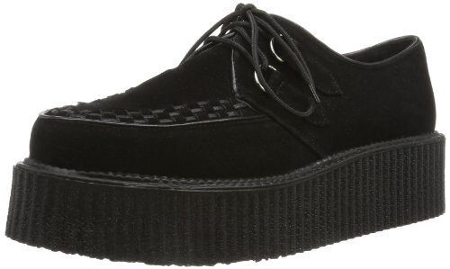 Demonia V-creeper-502s, Baskets Basses homme, Noir, 44 EU