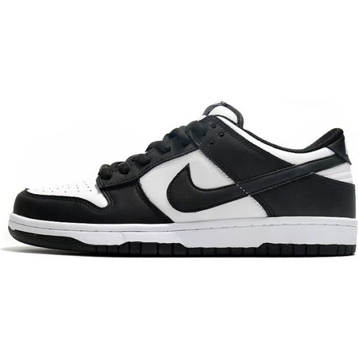 Basket NIKEs SB Dunk Low TxT Chaussures de Running Femme homme Noir et blanc
