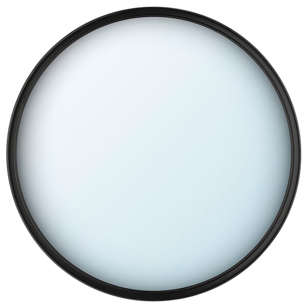 SVARTBJÖRK Miroir décoratif convexe - noir 41 cm