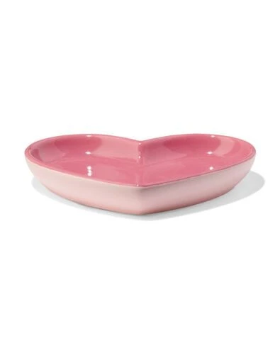 plat cœur céramique rose - HEMA