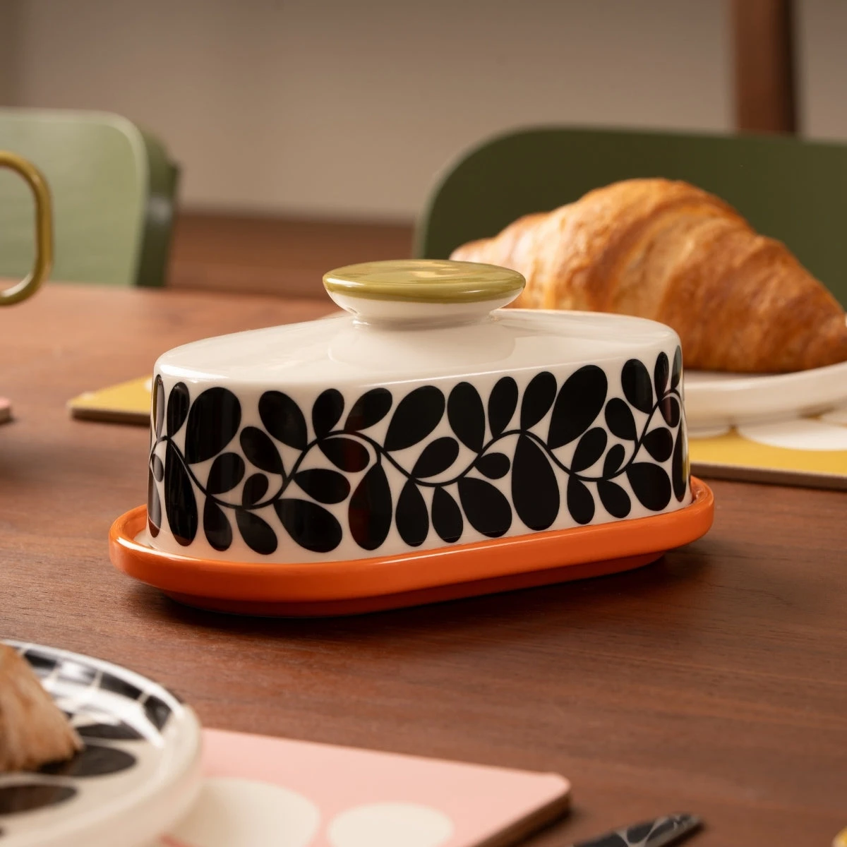 Sycamore Stripe Butter Dish