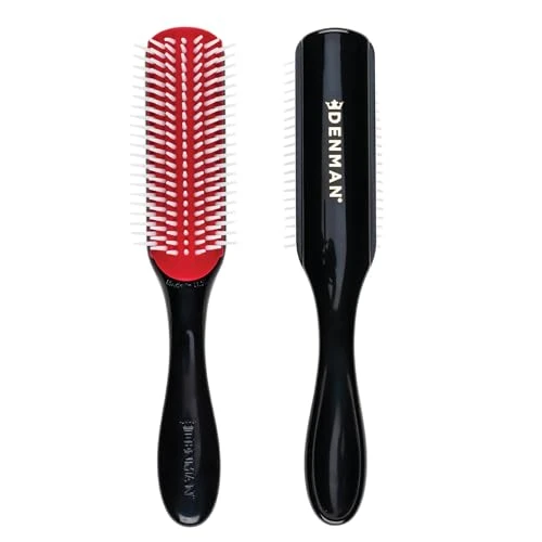 Denman | D3 (Black & Red) 7 Row Styling Brush