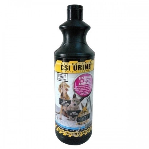 Nettoyant Lessivage de tapis CSI Urine : Détachant et désodorisant - Wanimo
