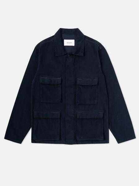 Strathblane Jacket in Dark Navy Corduroy